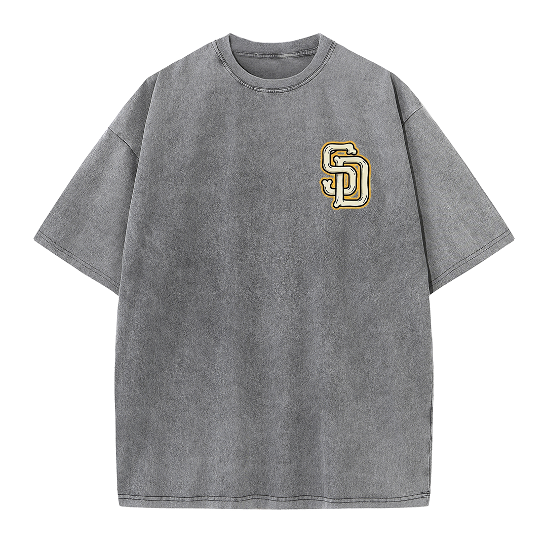 San Diego Vintage Crest Baseball Style T Shirt