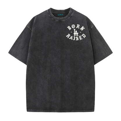 Back to Back Champions Vintage Washed T-Shirt – LA Born Raised Graphic Streetwear Tee