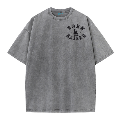 Back to Back Champions Vintage Washed T-Shirt – LA Born Raised Graphic Streetwear Tee