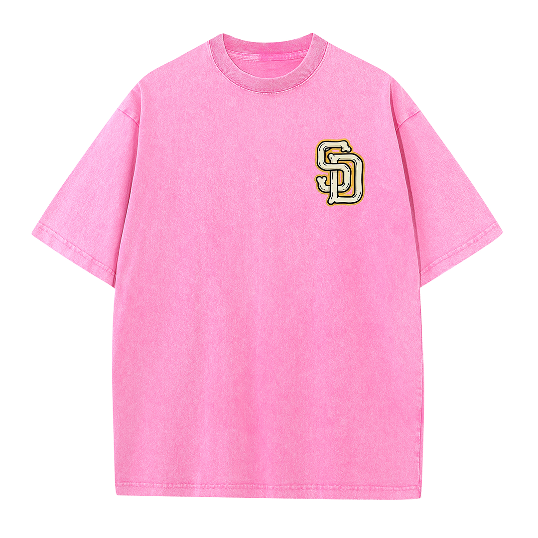 San Diego Vintage Crest Baseball Style T Shirt