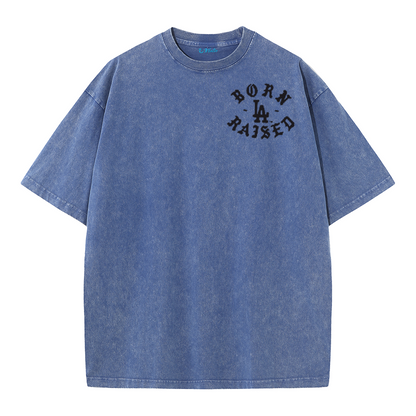 Back to Back Champions Vintage Washed T-Shirt – LA Born Raised Graphic Streetwear Tee