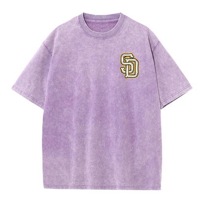 San Diego Vintage Crest Baseball Style T Shirt