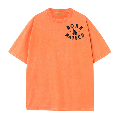 Back to Back Champions Vintage Washed T-Shirt – LA Born Raised Graphic Streetwear Tee