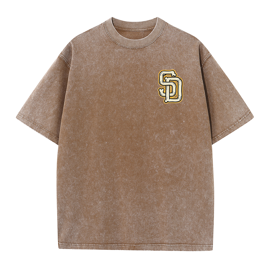 San Diego Vintage Crest Baseball Style T Shirt