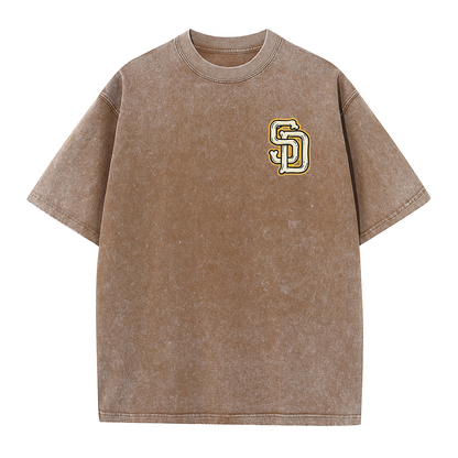 San Diego Vintage Crest Baseball Style T Shirt