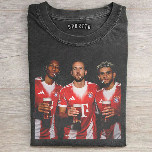 Michael Olise & Harry Kane & Luis D¨ªaz Tee