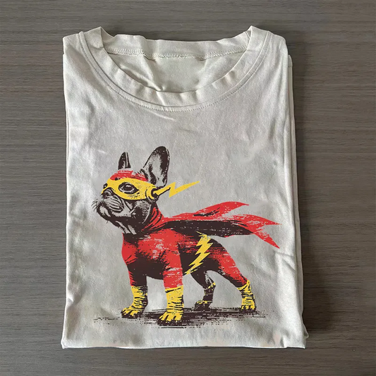 French Bulldog Superhero T-shirt