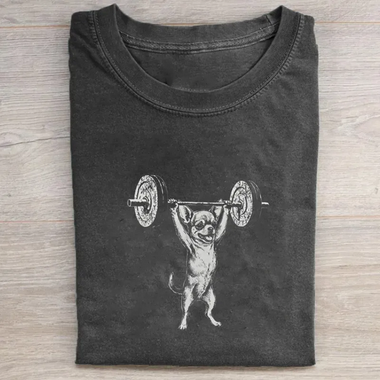 Funny Chihuahua Lifting T-shirt
