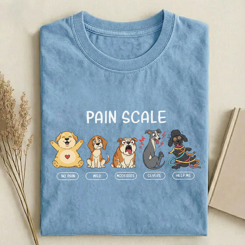 Pain Scale Dog  T-shirt