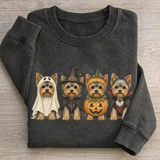 Yorkie Halloween Sweatshirt