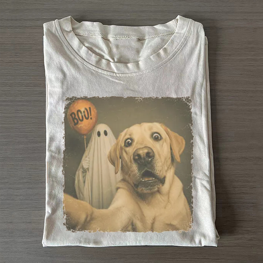 Yellow Labrador Halloween T-shirt