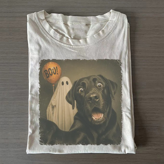 Black Labrador Halloween T-shirt