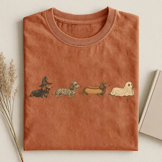Vintage Halloween Dachshund T-shirt