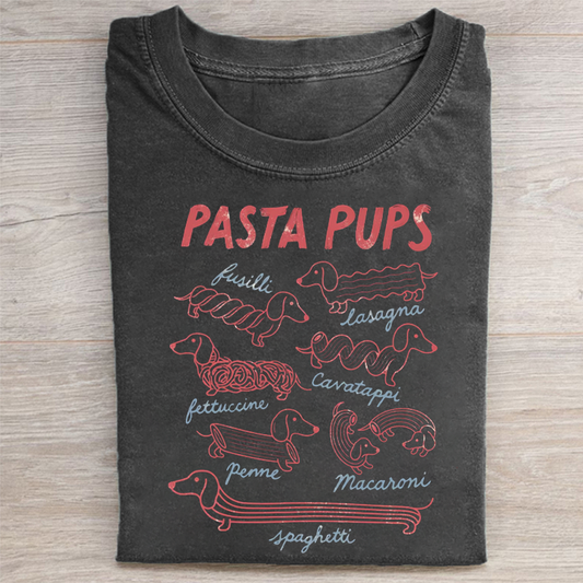 Funny Dachshund Spagetti T-shirt