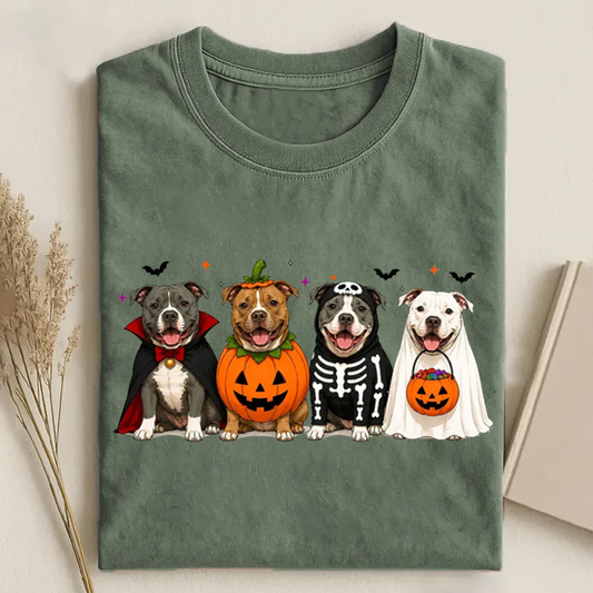 Halloween Pitbull T-shirt