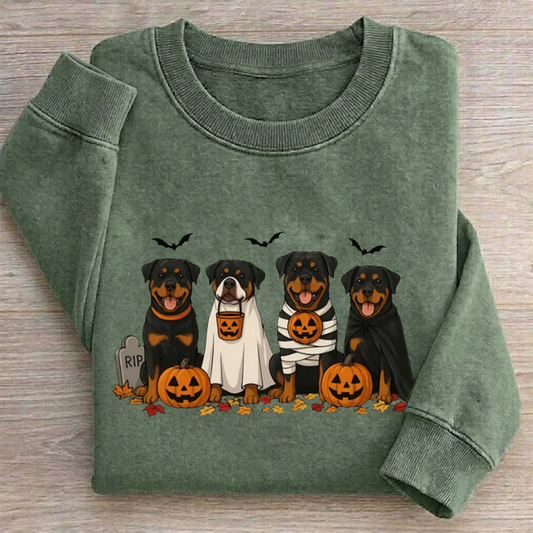 Rottweiler Halloween Sweatshirt