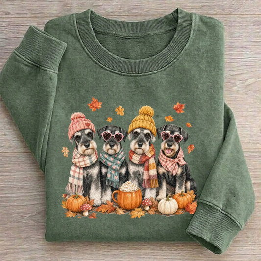 Fall Schnauzer Sweatshirt