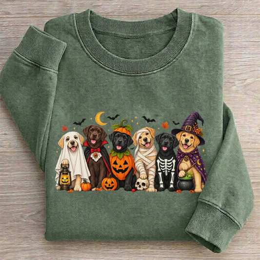 Spooky Labrador Retriever Halloween Sweatshirt