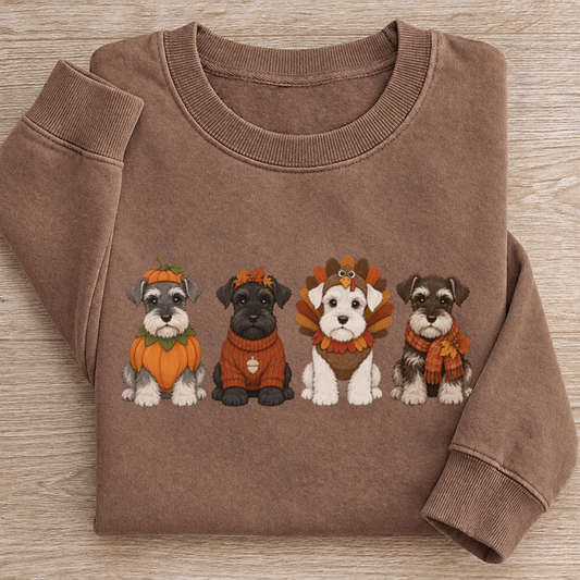 Cute Schnauzer Dog Sweatshirt