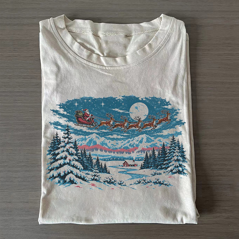Retro Christmas T-shirt