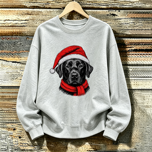 Santa Paws Christmas Labrador Dog Sweatshirt