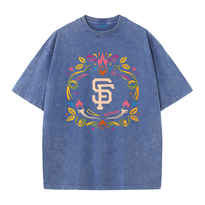 San Francisco Symbolic Art Graphic T-Shirt