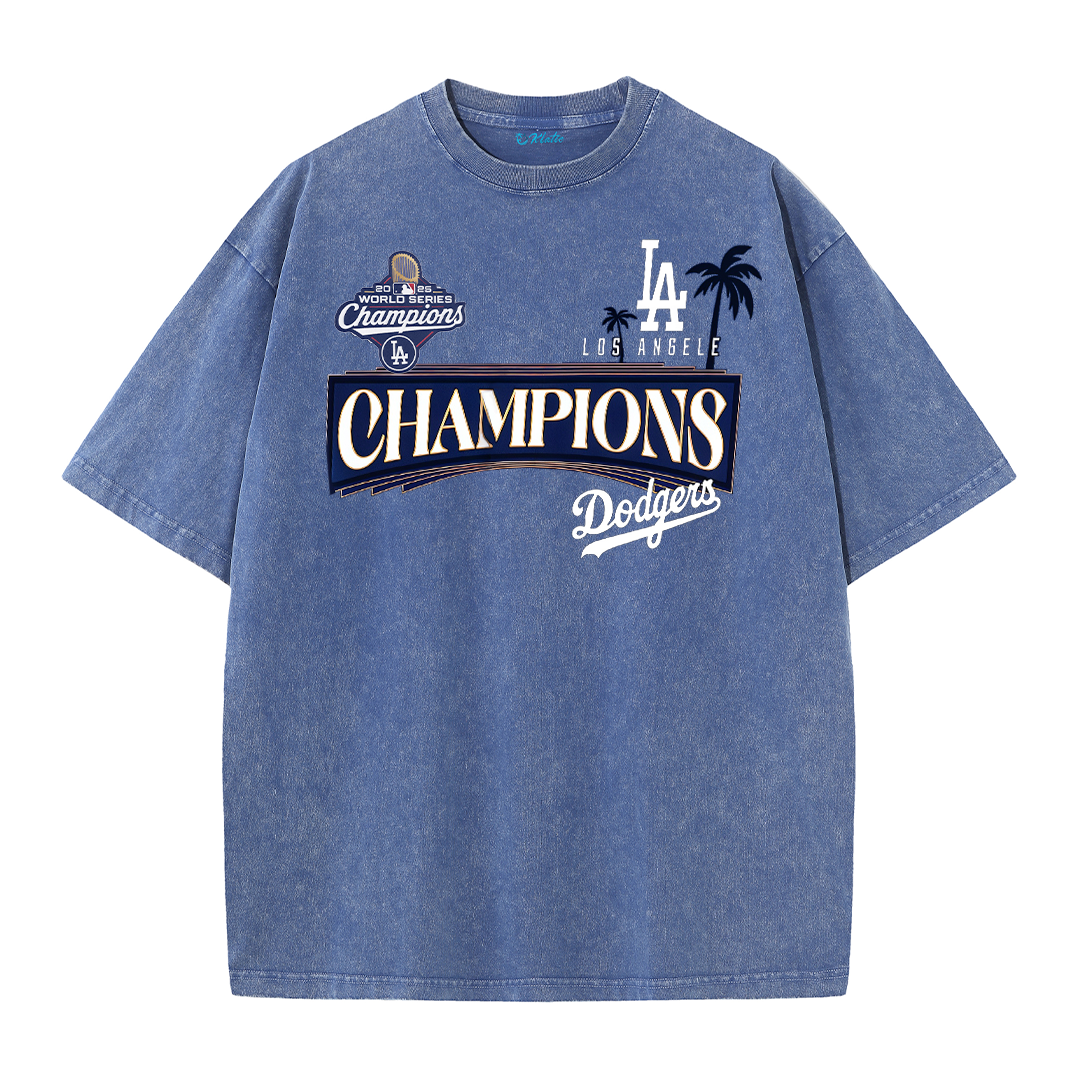 LA Championship Edition Double Print Graphic T-Shirt