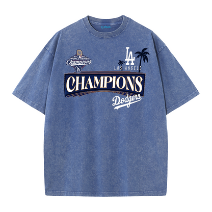 LA Championship Edition Double Print Graphic T-Shirt