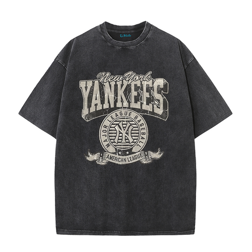 Vintage NY Style American League Retro Baseball Streetwear Tee