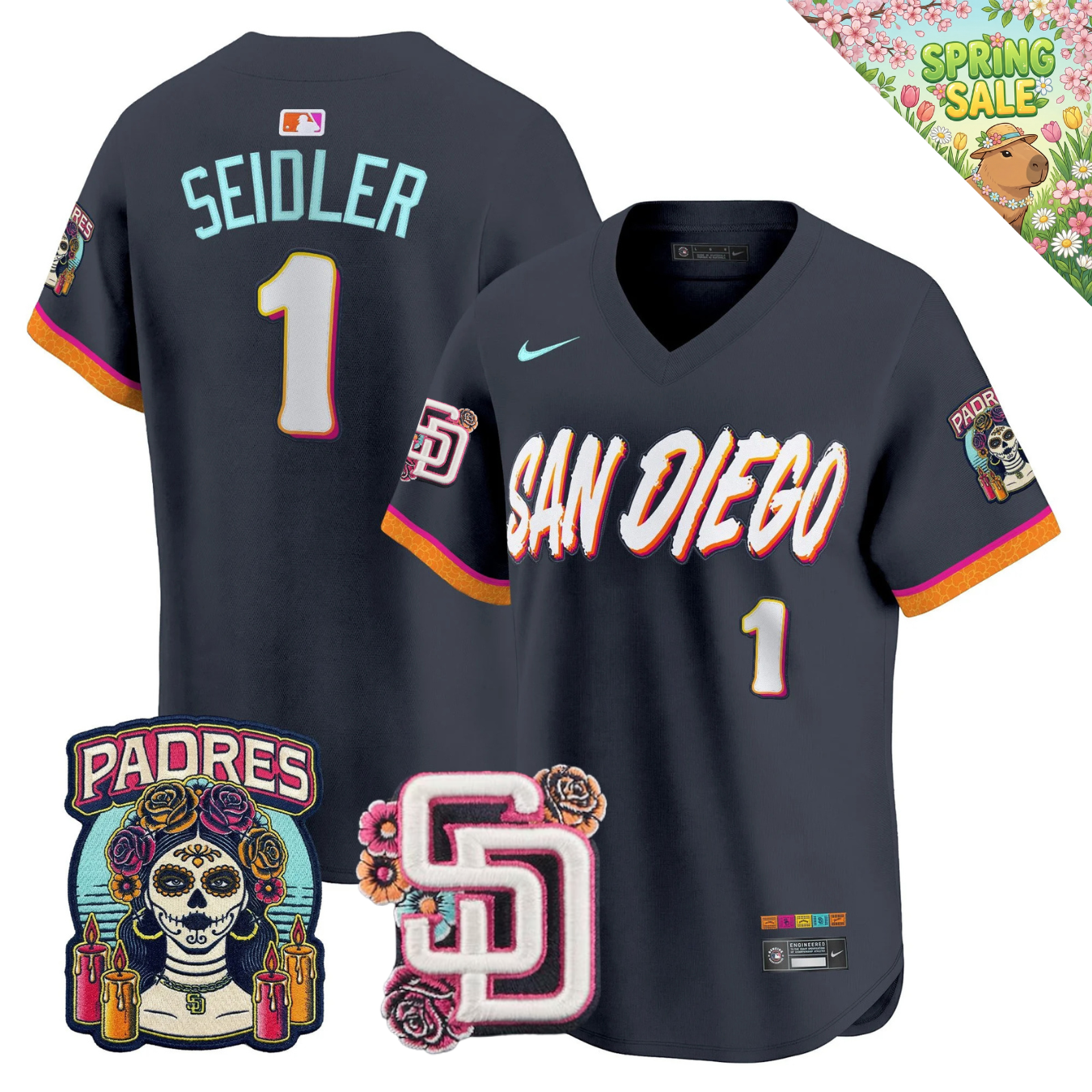 SD 2026 Baseball Jersey – City Connect Edition – All Stitched