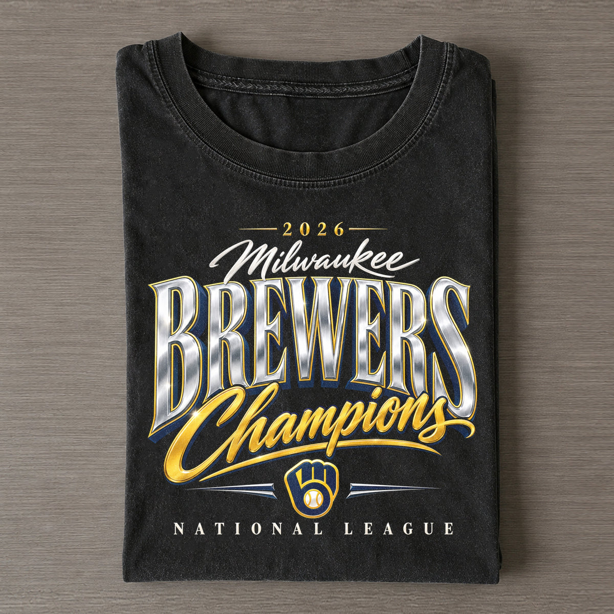 Vintage Milwaukee Brewers Baseball V2 Tee