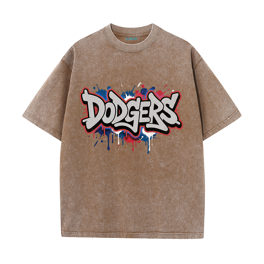 Los Angeles Graffiti Style Lettering Graphic T-Shirt