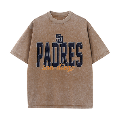 San Diego Classic Varsity Padres Graphic T Shirt