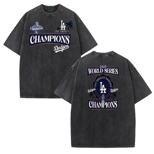 LA Championship Edition Double Print Graphic T-Shirt