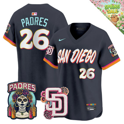 SD 2026 Baseball Jersey – City Connect Edition – All Stitched