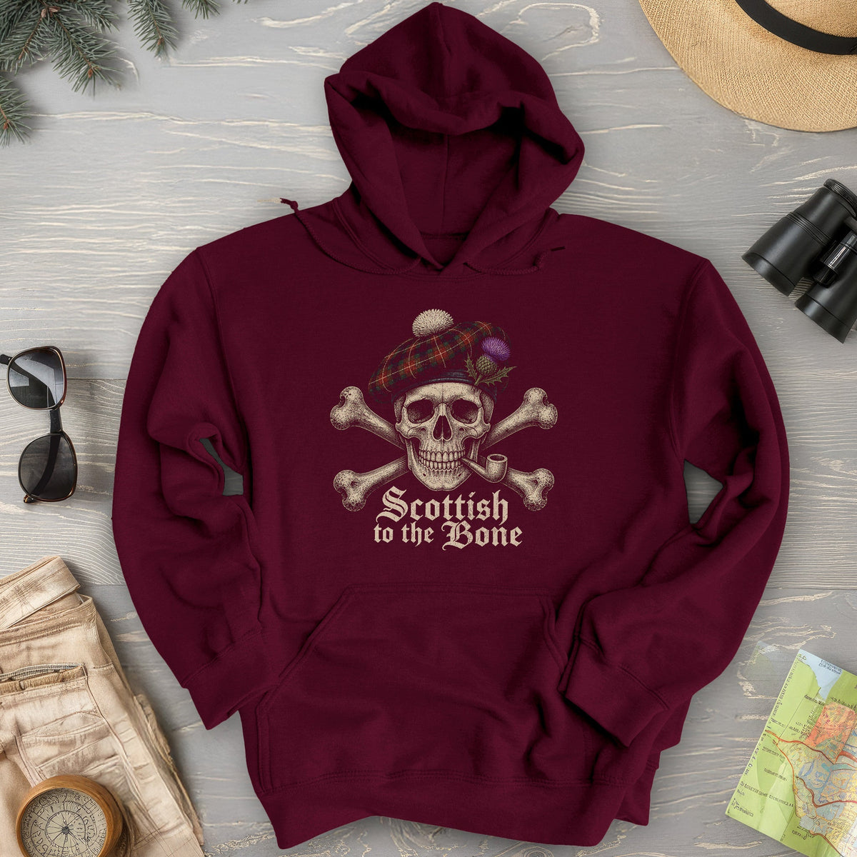 Scottish Crossbones Hoodie