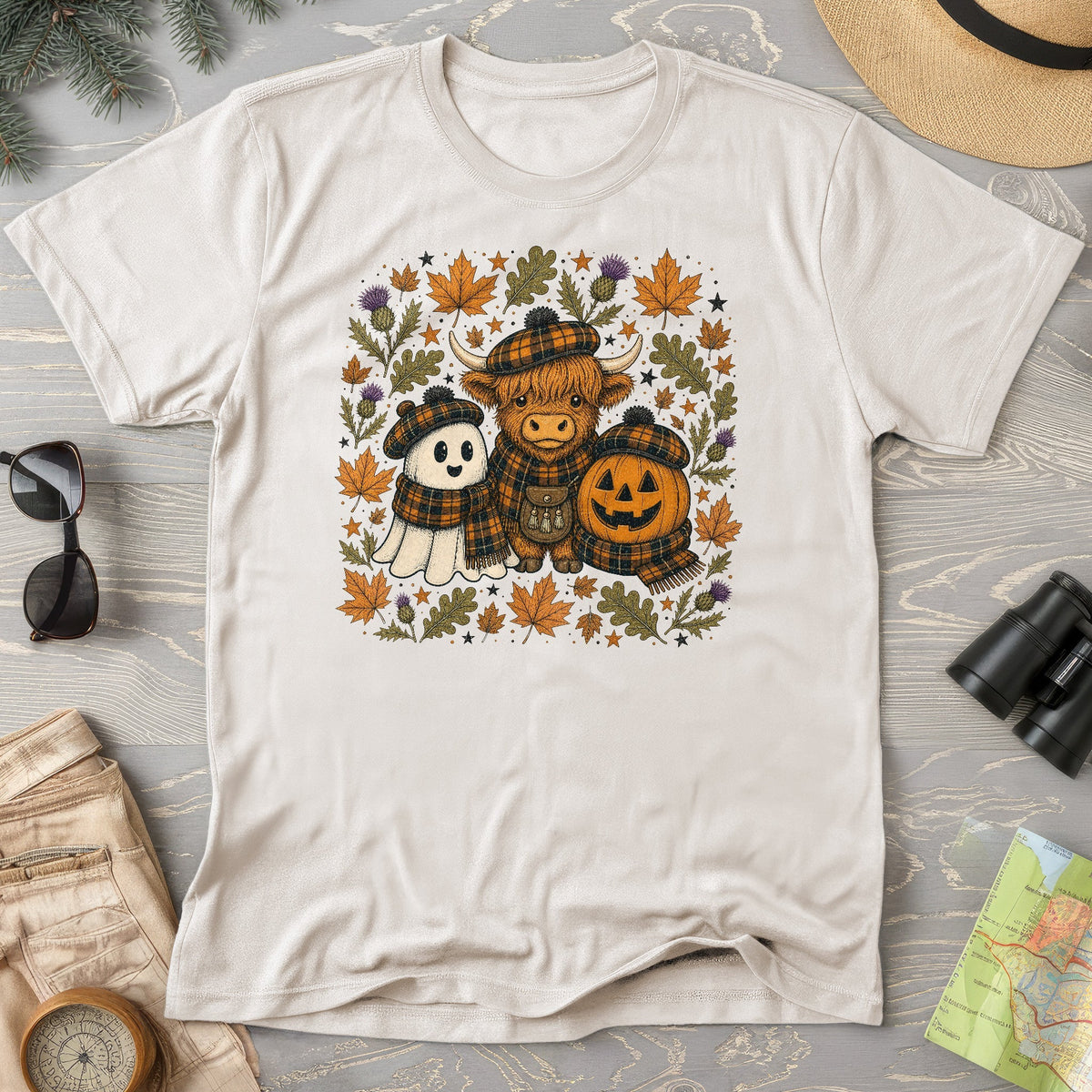 Autumn Plaid Trio T-Shirt