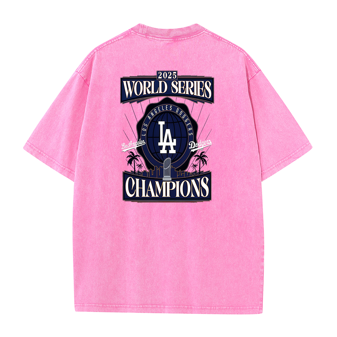 LA Championship Edition Double Print Graphic T-Shirt