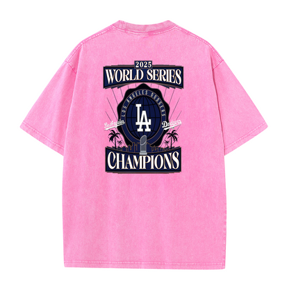 LA Championship Edition Double Print Graphic T-Shirt