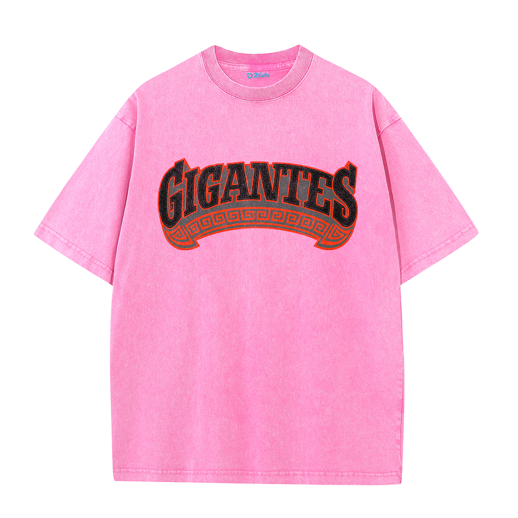 Graffiti Number Graphic Washed T-Shirt – Double-Sided Vintage Streetwear Cotton Tee