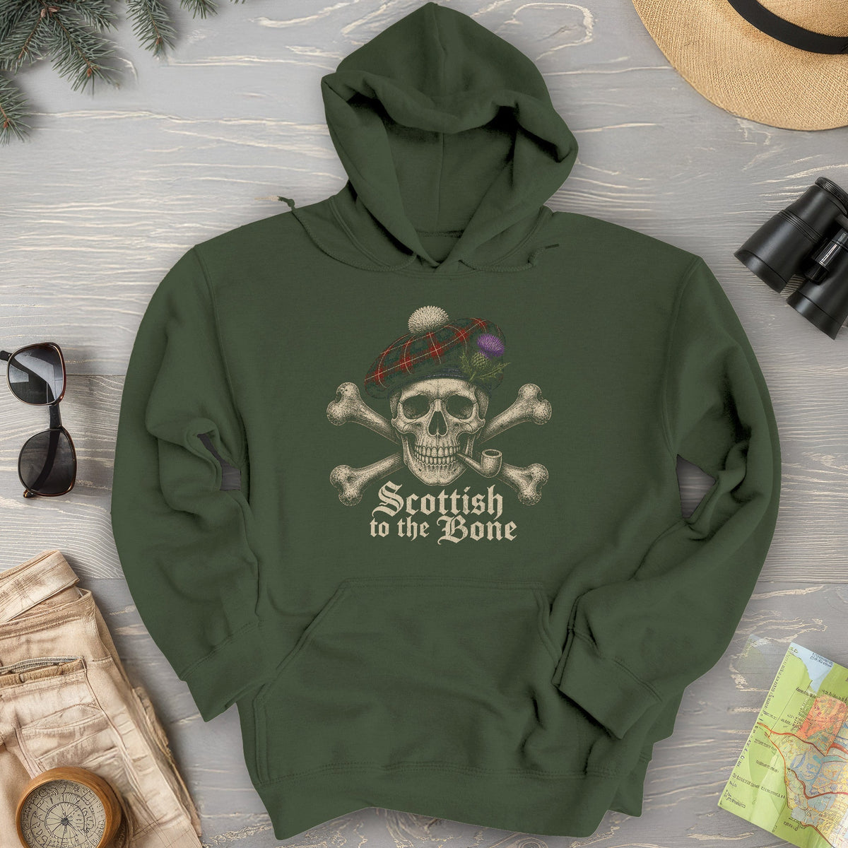 Scottish Crossbones Hoodie