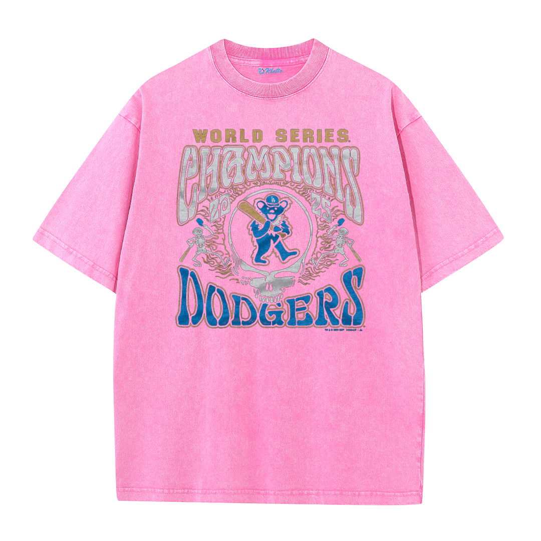 Los Angeles Skull Baseball Graphic Streetwear T-Shirt