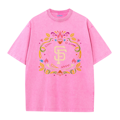San Francisco Symbolic Art Graphic T-Shirt