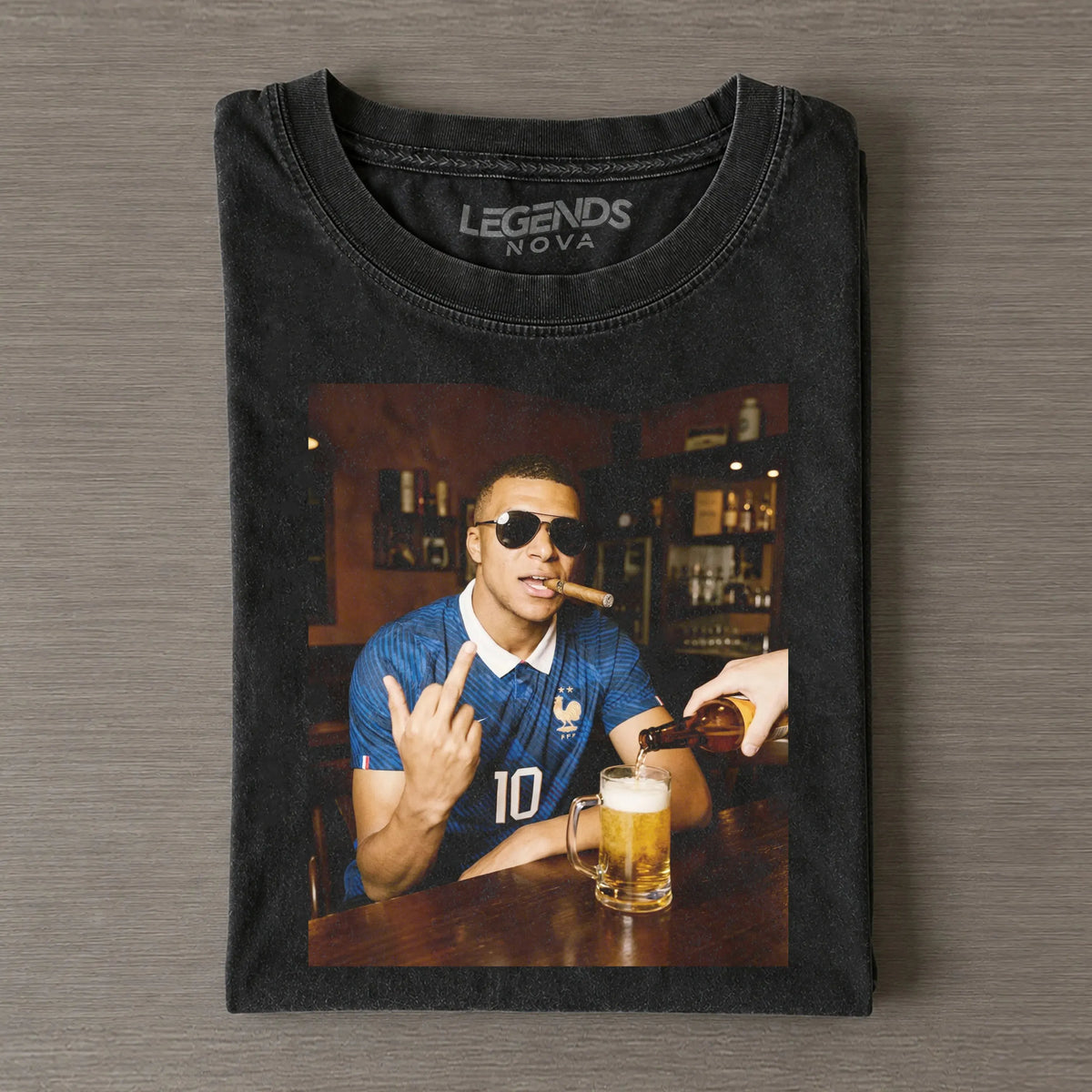 KM France Funny Vintage Tee
