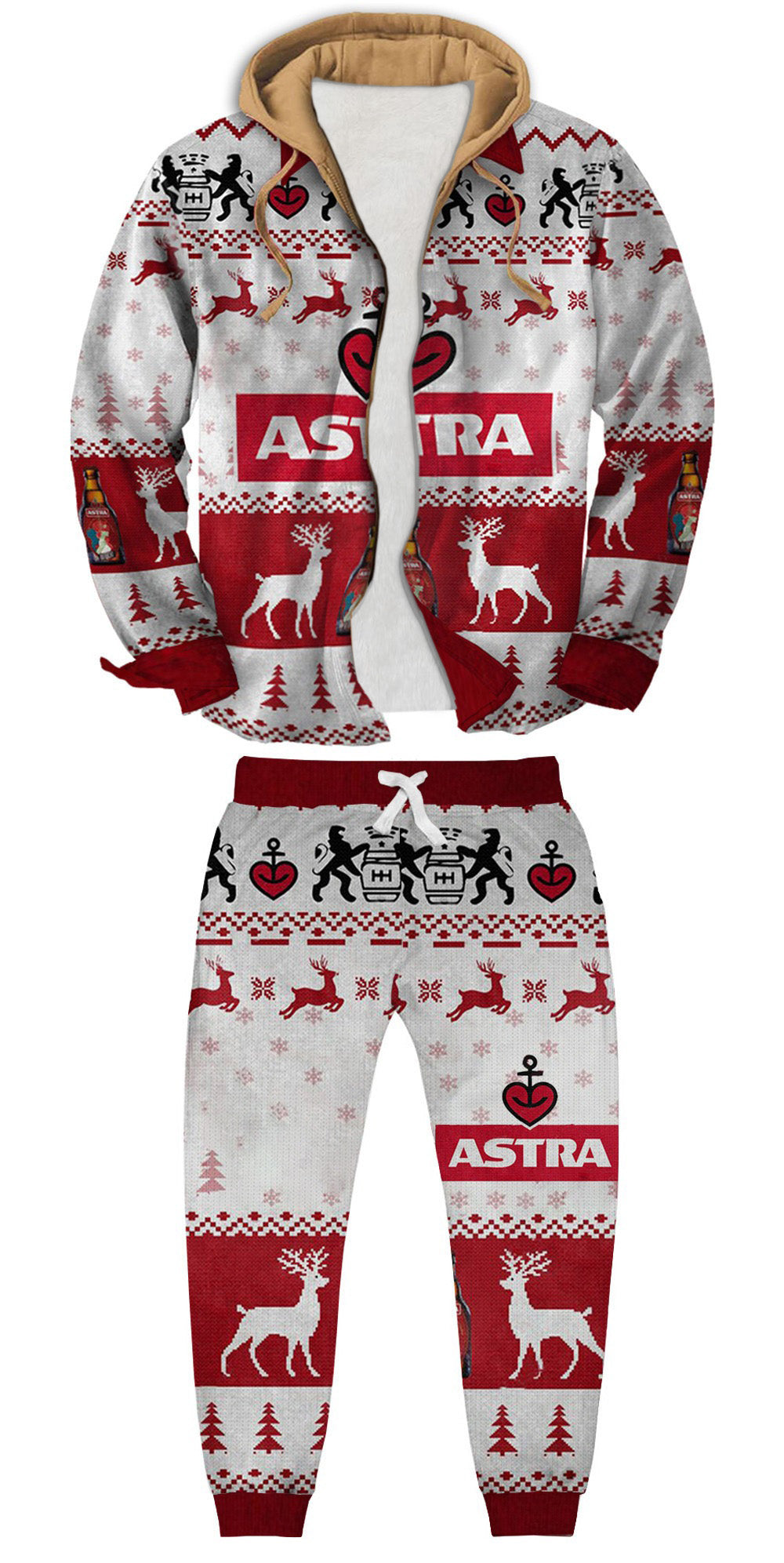 Ugly Zip Hoodie & Sweatpant Set 5178