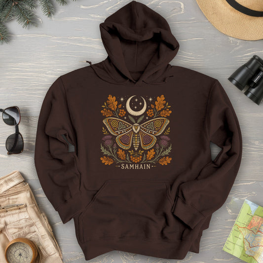 Samhain Autumn Moth Hoodie