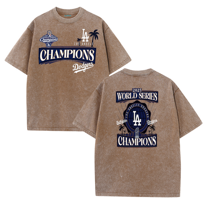 LA Championship Edition Double Print Graphic T-Shirt