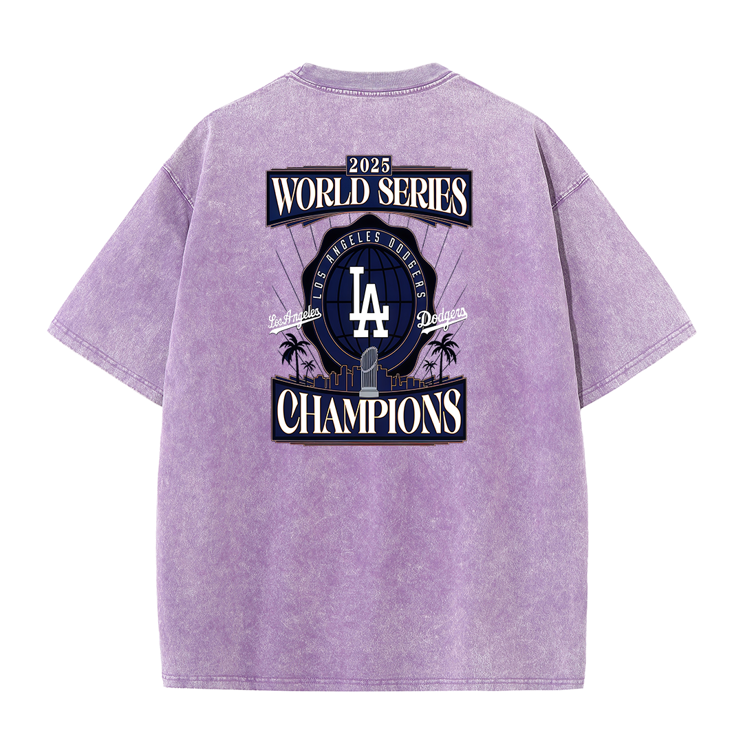 LA Championship Edition Double Print Graphic T-Shirt