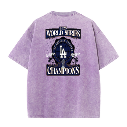 LA Championship Edition Double Print Graphic T-Shirt