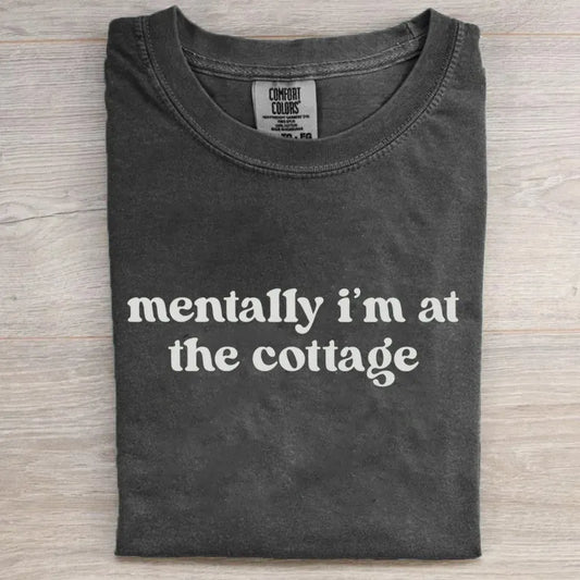 At the Cottage, Bookish Hockey Romance T-shirt